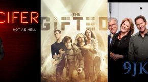 Lundi 2/10 : Retour de Lucifer, arrivée de 9JKL et The Gifted